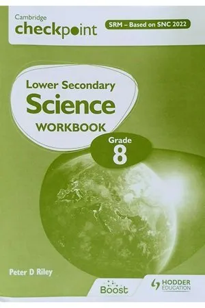 Cambridge Checkpoint Lower Secondary Science Workbook 8 (SNC)